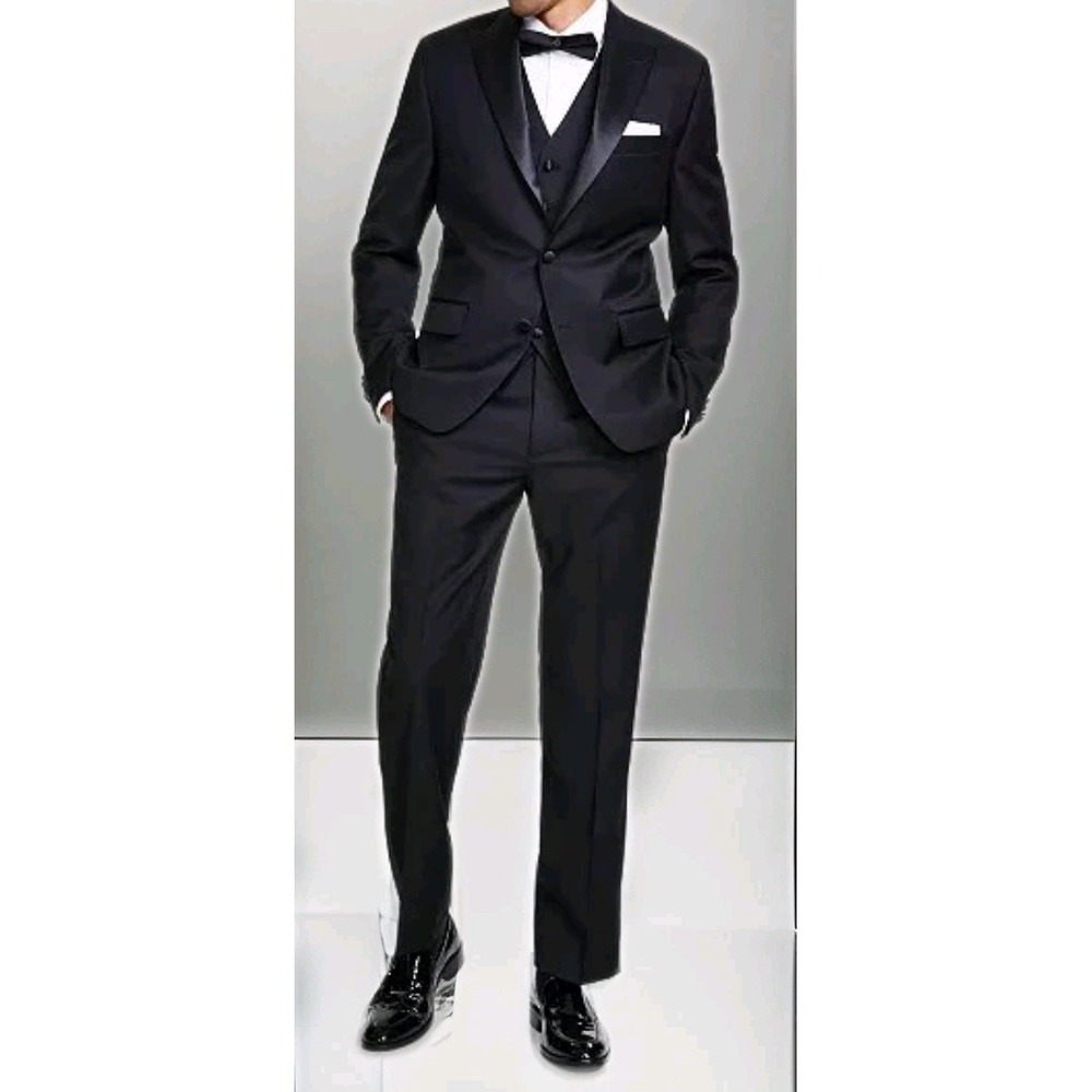 Black Tuxedo Men's 66R 54x32 Michael Kors Suit Jacket‎ Pants NWT $660 Big Tall